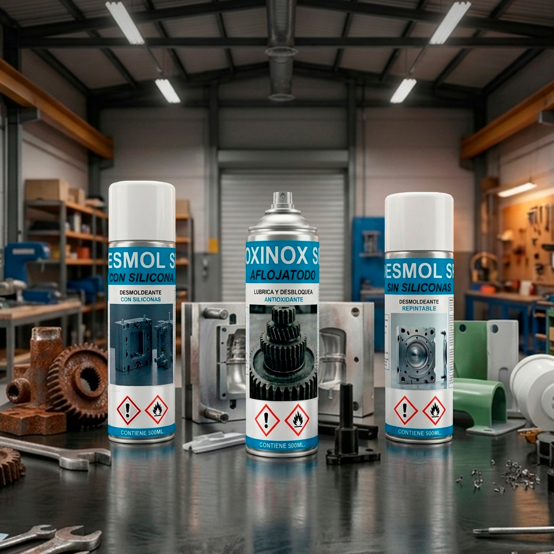Sprays Aflojatodo y Desmoldantes