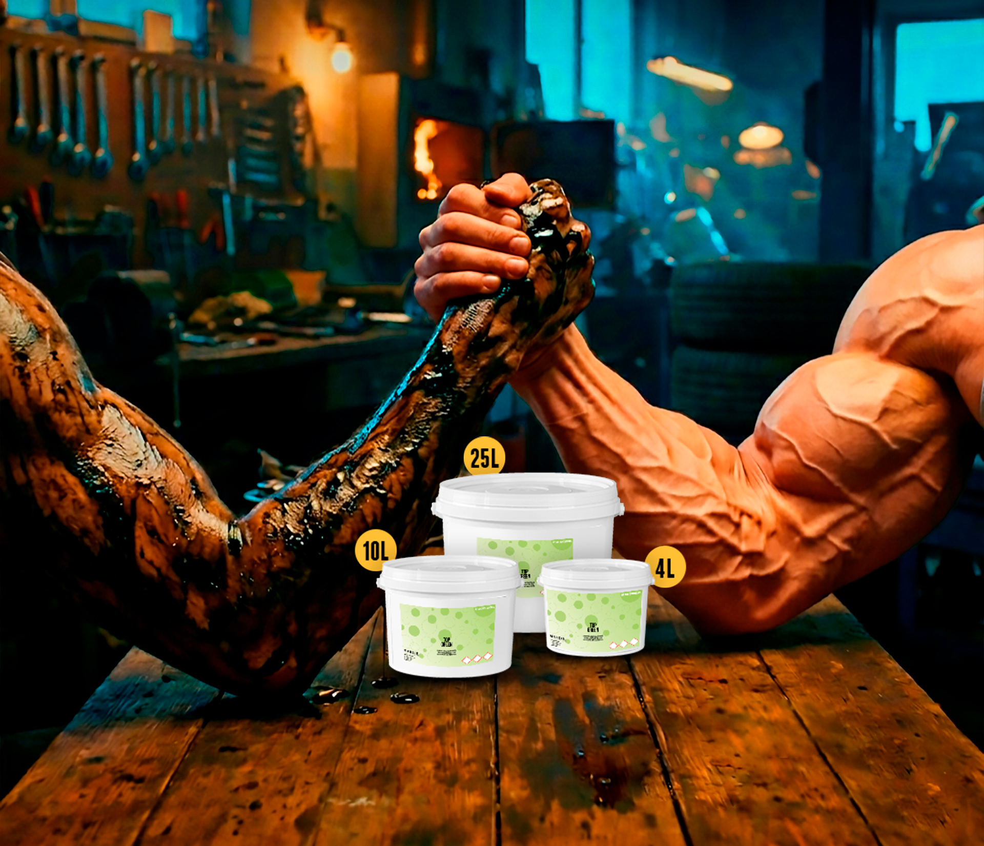 STRONGER: Pasta lavamanos